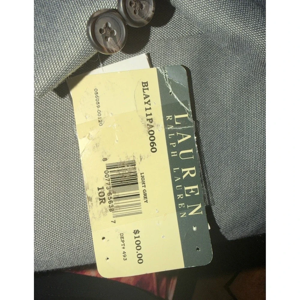 Ralph‎ Lauren Kids Grey UltraFlex Suit Jacket Blazer 10R New SALE
